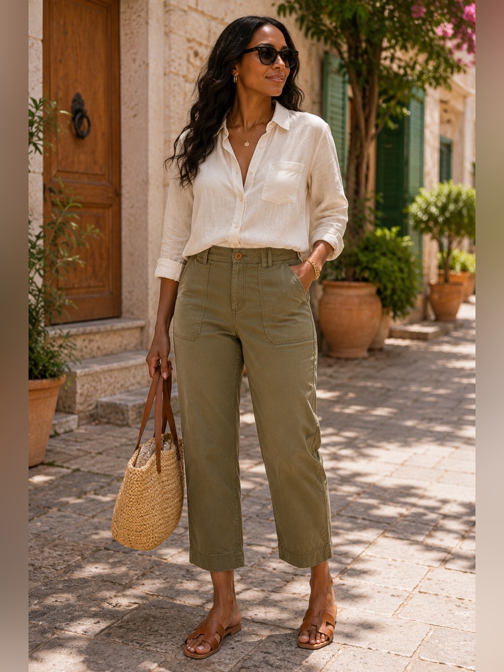 Brooks Brothers Army Green Pants 6 - Picture 1 of 8